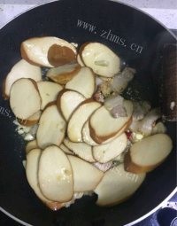 营养丰富的山药肉片做法图解3)
