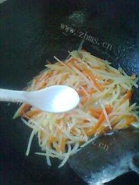 家常菜土豆胡萝卜丝做法图解5)