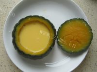 美味的小南瓜蒸蛋做法图解6)