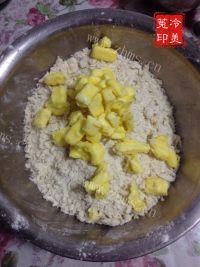 自制奶油奶酪全麦蔓越莓司康做法图解7)