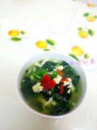 零厨艺版菠菜鸡蛋汤做法图解9)