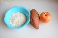软糯的苹果红薯粥做法图解1)