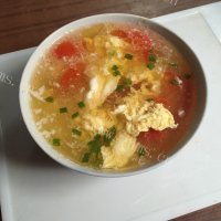 美味的西红柿蛋花汤