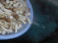 家常菜蚝油双菇做法图解3)