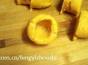 美味的奶香红薯窝头做法图解4)