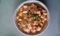 香气逼人的肉末烧豆腐