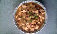 香气逼人的肉末烧豆腐