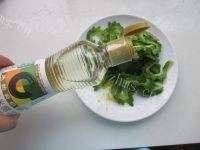 美味的柠香苦瓜做法图解8)