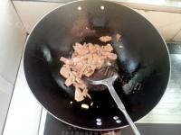 美味紫背菜炒猪肝做法图解8)