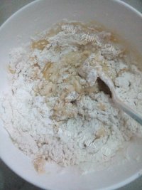 甜甜的健康绿豆饼做法图解3)