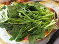 家常菜蒜蓉菠菜做法图解1)