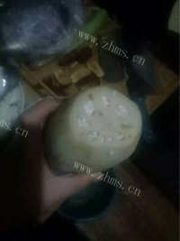 香甜软糯红枣糯米藕做法图解3)