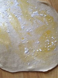 自制麻酱烧饼做法图解5)