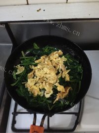 简单版鸡蛋菠菜做法图解6)