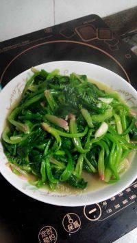 #爱美食#炒菠菜做法图解6)