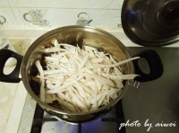 家常白菜心拌杏鲍菇做法图解5)