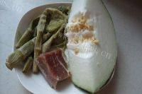 「简单版」咸肉冬瓜汤做法图解1)