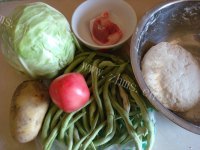 美味的土豆豆角焖面做法图解1)