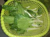 家常菜小白菜炒肉做法图解1)