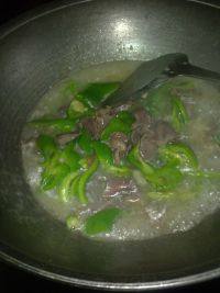 简易的青椒炒鸭胗