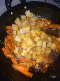 美味的干锅花菜做法图解10)
