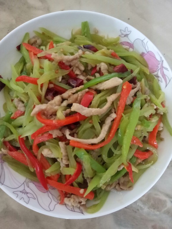 色香味俱全的莴笋肉丝