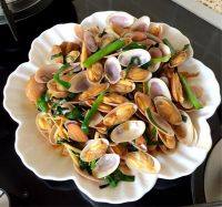 美味的炒花甲