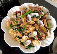 美味的炒花甲