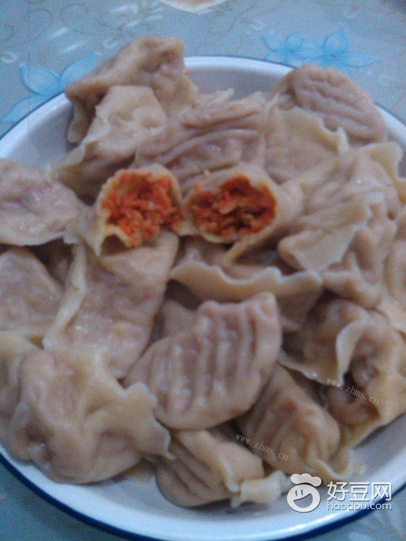 胡萝卜鸡肉馅饺子