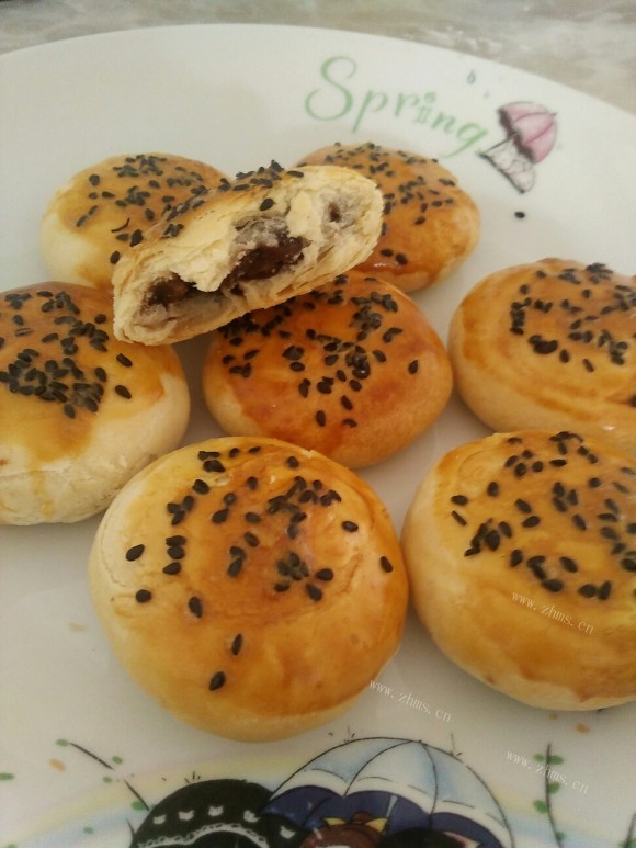 喷香的红豆酥饼