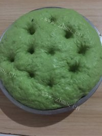 简单版菠菜馒头做法图解4)