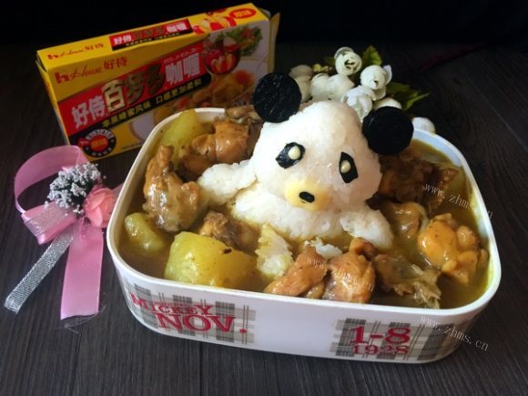 好吃的咖喱鸡腿饭