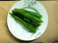 家常菜肉酿青椒做法图解3)