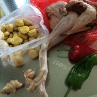 家常菜板栗烧鸡做法图解1)