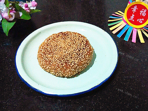 枣泥麻饼