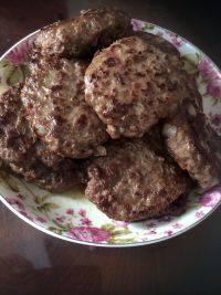 自己做的煎肉饼