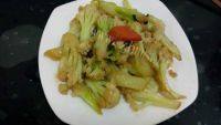 家常菜干煸有机花菜
