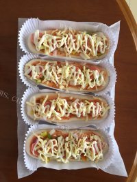 方便小披萨早餐包做法图解4)