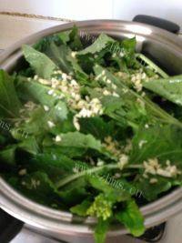 家常菜蒜香芥兰做法图解1)