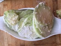 美味的香煎茄饼做法图解1)