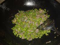 「自创」肉末炒豆角