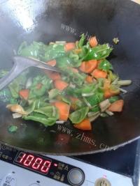 家常菜青椒牛肉片做法图解7)