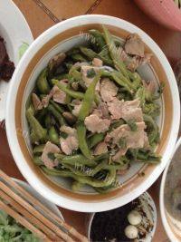 很喜欢的炖豆角