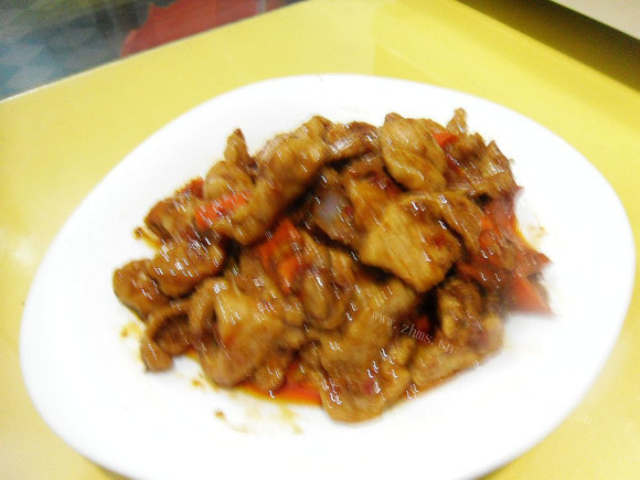 诱人的孜然肉片