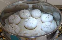 自制酸菜肉包子做法图解14)