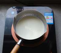 蒸出来的抹茶布丁做法图解5)