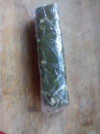 诱人的抹茶杏仁饼干做法图解7)