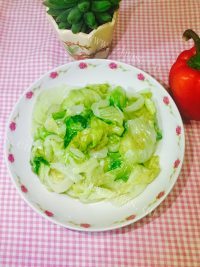 家常菜清炒生菜做法图解6)