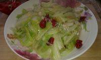 家常菜炝炒圆白菜