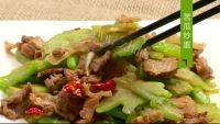 家常菜苦瓜炒肉